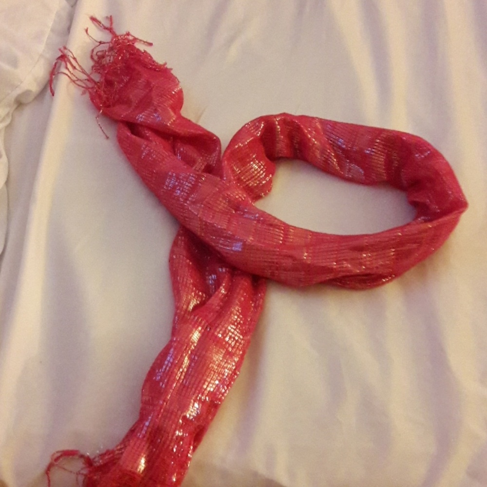 Pink scarf